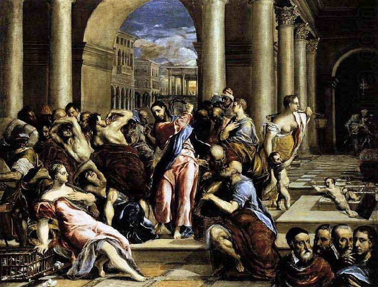 El Greco La Purificacion del templo Roma china oil painting image